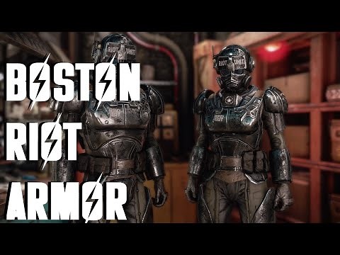Fallout 4 Mod Review - Boston Riot Armor