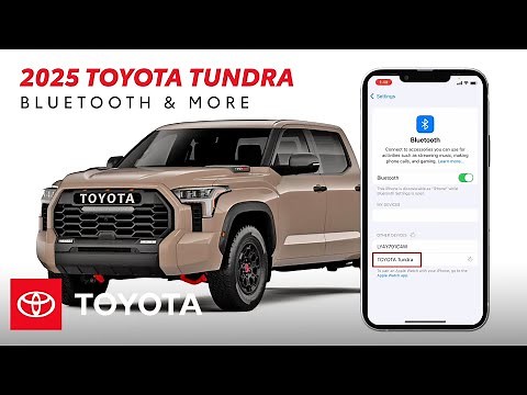 How to Connect Bluetooth to Your 2025 Toyota Tundra | Toyota Tundra Drive-Off Essentials