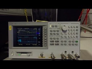 [Tutorial] RF network analyzer - how to take a transfer function with Agilent 4395A