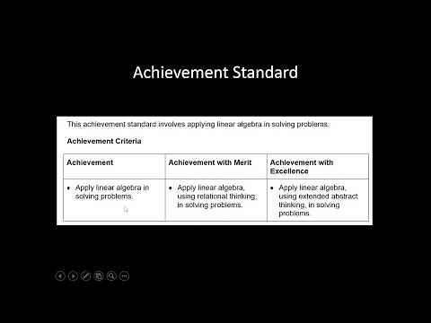 NCEA Level 1 | Mathematics | Linear Algebra | Requirements | NZQA 2020