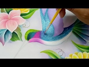 How to Paint Hummingbird Wings