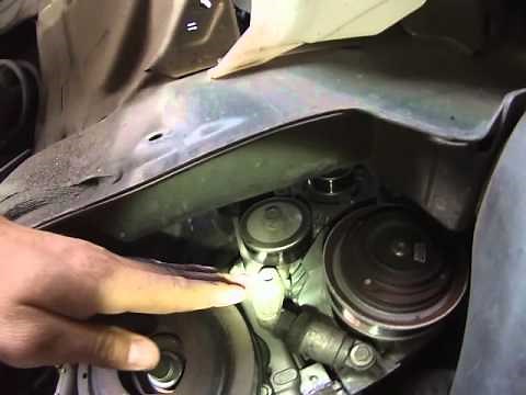Honda Odyssey serpentine belt removal