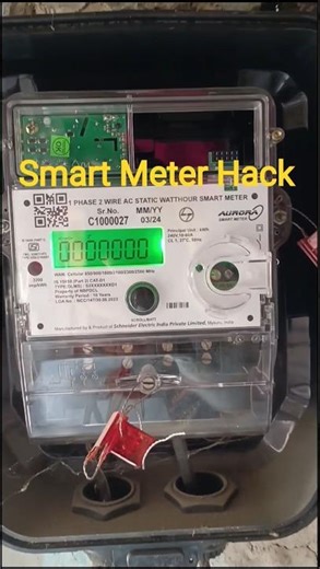 Smart Meter Hack #shorts #smartmeter #DIYElectrical #industrialelectrician #viralshorts