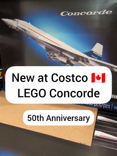 50th Anniversary LEGO Concorde Set at Newmarket Costco