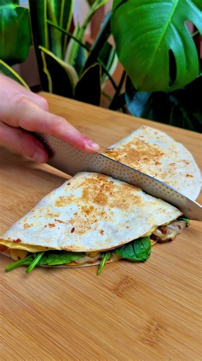 High Protein Breakfast Quesadilla Ready in 5 Minutes