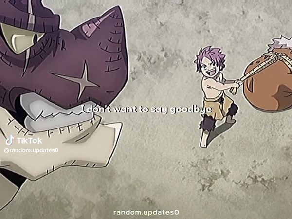 Natsu and Igneel Reunion in Fairy Tail
