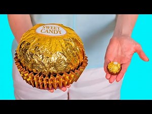 HOW TO MAKE A HUGE CHOCOLATE CANDY