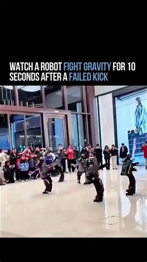 Making AI Useful | Innovations | Tech on Instagram: "This robot was performing a martial arts demo in Zhejiang when it accidentally kicked its partner… and then spent what felt like an entire work week trying not to fall. The stumble recovery was impressive, the determination was inspirational, and the final collapse was inevitable. Robotics has advanced to the point where real-world machines can move with surprising coordination, yet they still manage to deliver moments of pure slapstick comedy