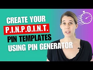 Pin Generator PINPOINT course Tutorial