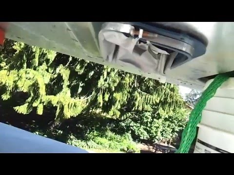 Replacing the roof seal on the RV's AC