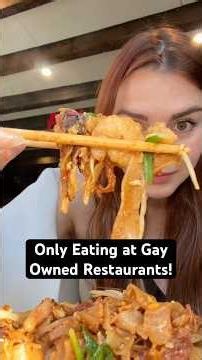 Only eating at gay owned restaurants for a full day! #pridemonth #IndianFood #MalaysianFood ￼#lgbtq