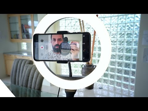 10" LED Ring Light - Tripod and Accessories