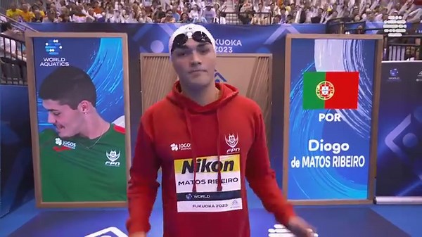 12K views · 754 reactions | NATAÇÃO PURA Mundial de Fukuoka 2023. Diogo Ribeiro na final dos 50 mariposa. O português apurou-se para a final com o 7.º tempo (23,04 segundos). A final realiza-se amanhã, segunda-feira, às 20h46 locais (12h46 em Portugal). RESULTADOS e DIRETO: https://www.worldaquatics.com/ #fpn #natacao | Federação Portuguesa de Natação | Facebook