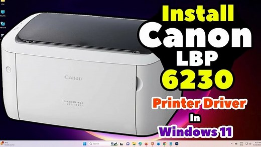 Как установить драйвер принтера Canon LBP 6030 в Windows 11