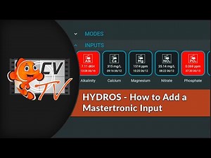 HYDROS Set-Up Instructions - How to Add a Mastertronic Input to the HYDROS App