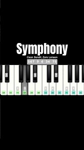 Clean Bandit, Zara Larsson - Symphony Piano Tutorial #piano #pianotutorial #symphony #cleanbandit