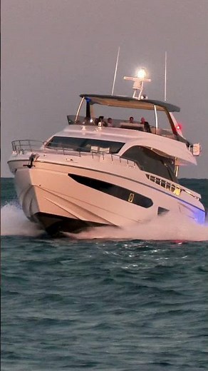 Golden Hour at Haulover Inlet! Azimut yacht.