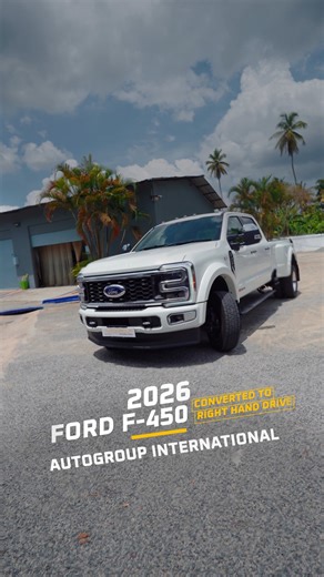 Right Hand Drive 2026 Ford F-450 Super Duty — Ultimate Heavy-Duty Capability for Australia 💪🇦🇺 📞 Contact Andrew Taplin or Cliff Perez for enquiries on 61 3 9765 1300 The Ford F-450 Super Duty sits at the very top of the Super Duty range — now available in Right Hand Drive, engineered end-to-end by Autogroup International, a 100% Australian-owned company. Built for Australia’s most demanding applications, the F-450 delivers maximum-grade Super Duty ladder-frame strength, high-output V8 perfor