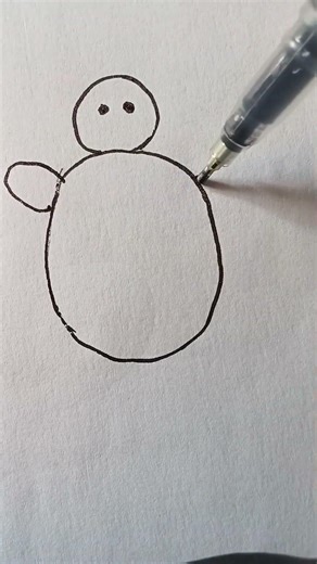 easy drawing how to draw a turtle with easy steps #foryou #simpledrawing #please subscribe