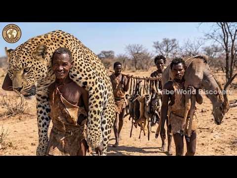 Hadzabe Tribe Hunting Leopard, Honey Badger & Aardvark | African Tribes in Africa Documentary