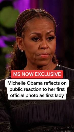 MS NOW’s @capehartj sat down with former First Lady Michelle Obama and spoke with her about her new book, “The Look.” They discussed the initial reaction she received to her first official photograph as First Lady. #news | MS NOW