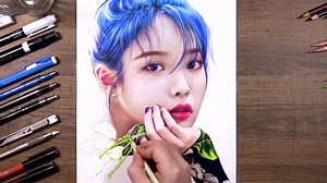 61K views · 8.3K reactions | IU 'Love poem' album cover | Colored pencil drawing ❣️ #blueming #iu #아이유 #lovepoem #drawing #coloredpencil #drawholic #portrait https://t.co/RQw8fSRLip (c) drawholic | Jieunaughty PH | Facebook