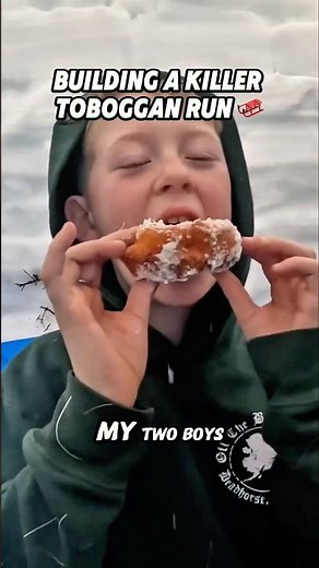 Building a Killer Toboggan Run! Fast, Fun & Totally Wild ❄️ | Outdoor Boys