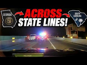 Suspect Tries To Wreck GSP Troopers During WILD Multi-State Pursuit!