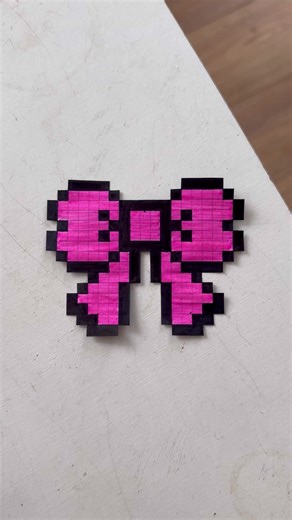 Part 119 | pixel art tutorial 🎀 #artandcraft #pixelart #pink #arttutorials #art