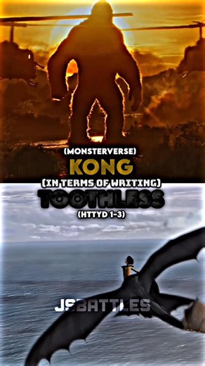JSBattles on Instagram: "Kong vs Toothless (in terms of writing) #kong #toothless #fyp #edits #jsbattles #monsterverse #gxk #godzillaxkongthenewempire #httyd #howtotrainyourdragon2 #intermsofwriting #battles #fy"