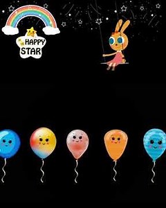 Balloon fun Dance Sensory - Happy Star Dancing #shorts