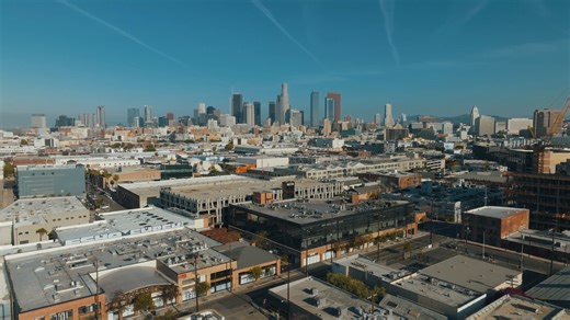Aerial View Of Downtown Los Angeles Stock Footage SBV-351661539 - Storyblocks