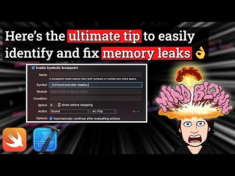 Here's the ULTIMATE tip to find memory leaks in Xcode!