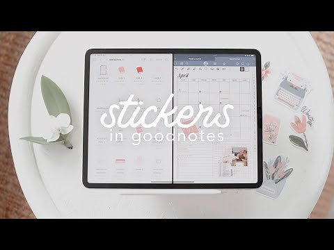 💌 Guide to Using Stickers in Goodnotes | tips & tricks