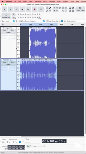 Changer l’ordre des pistes audio dans Audacity | Tutoriel #audacity