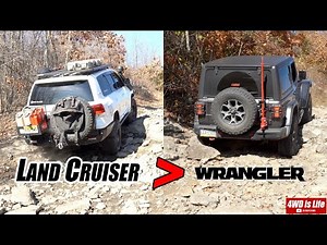 TOYOTA Land Cruiser 200 vs. Jeep Wrangler Rubicon - Off-road comparison
