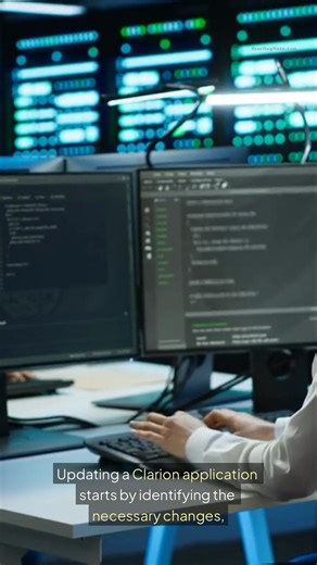 How do I update a Clarion application?