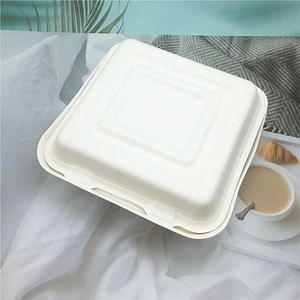 Takeaway Biodegradable Clamshell Food Container