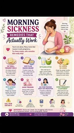 Morning sickness can happen any time of day-and it can be exhausting.