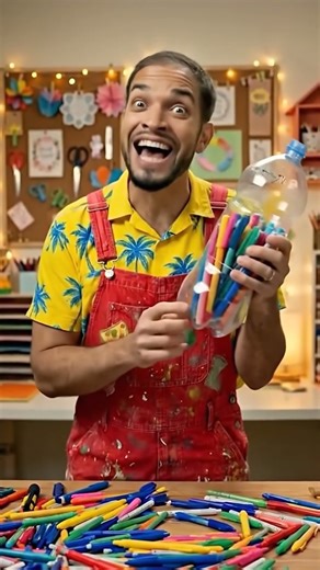 Screw Bottle Pen Dispenser… This Should Not Exist 😂