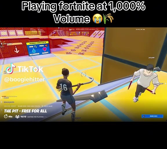 Playing Fortnite at Maximum Volume: A Funny Clip