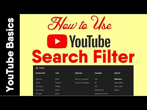 How to Use YouTube Search Filter? - YouTube Filter Settings