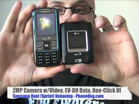 Samsung Rant (Sprint) - Unboxing & Hands-On