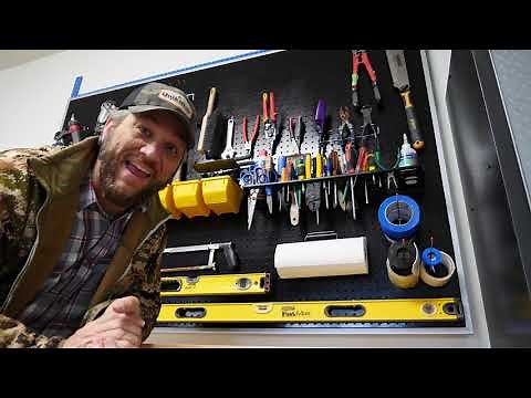 DIY Pegboard and French Cleat Tool Organizing Project