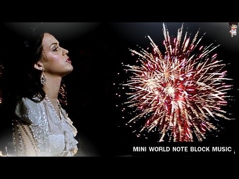 MINI WORLD CREATA "FIREWORK - KATY PERRY " - [ Note block Music Video ]