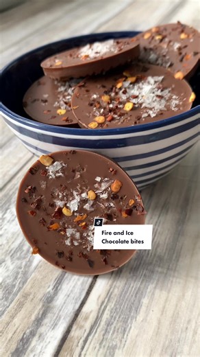 Fire and Ice Belgian Chocolate Bites Recipe