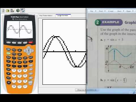 Translating Sin and Cos functions with the TI-84 Plus