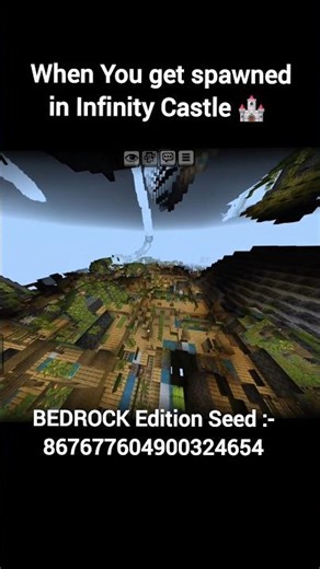 Infinity Castle | Minecraft | Noboyz Gamer #minecraft #viral #trending #shorts