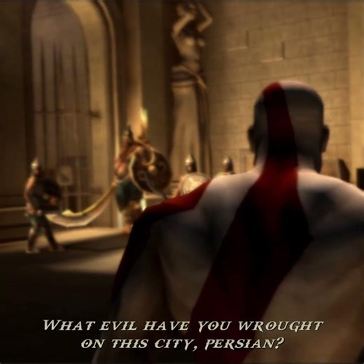 Persian King’s Dark Magic Meets Spartan Fury #godofwar #playstationclassics #kratos