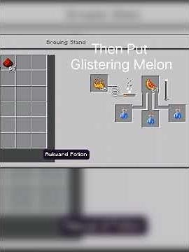 How to make Instant Health Potion || Minecraft || Aashirwad Gaming